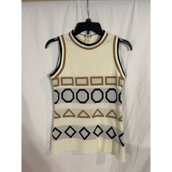 Vintage 70s Verona Knits tank and sweater - Picture 1 of 8